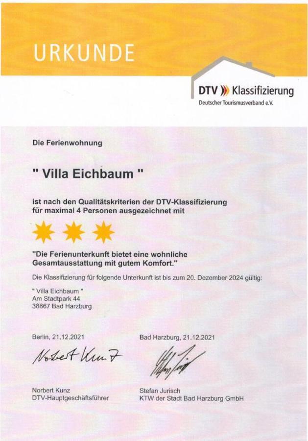 Ferienwohnung: Villa Eichbaum バート・ハルツブルク エクステリア 写真